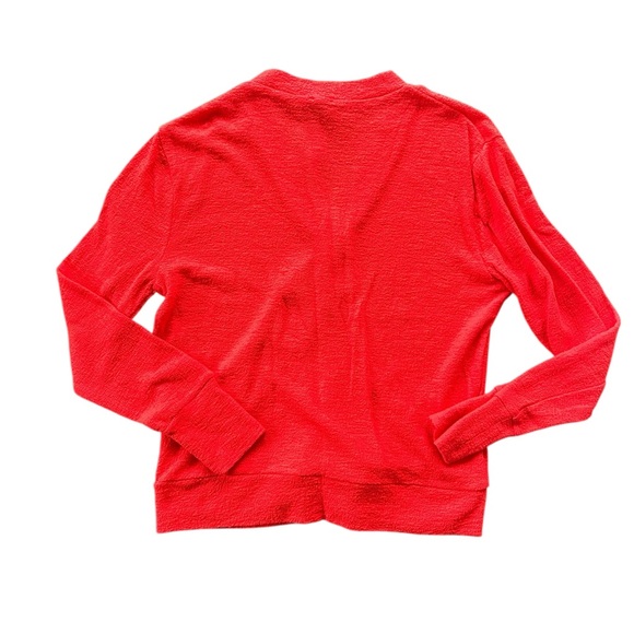 J. Crew Vibrant Red V-Neck Sweater NWT - Picture 4 of 5
